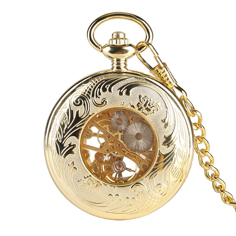 Tommy Golden Pocket watch with Chain