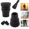 2Pcs Trekking Pole Tip Protector Rubber Cane Tip Replacement for Climbing Hiking