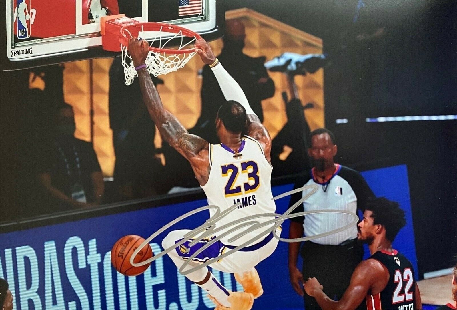 Lebron James Autographed Signed 8x10 Photo Poster painting ( Lakers ) REPRINT