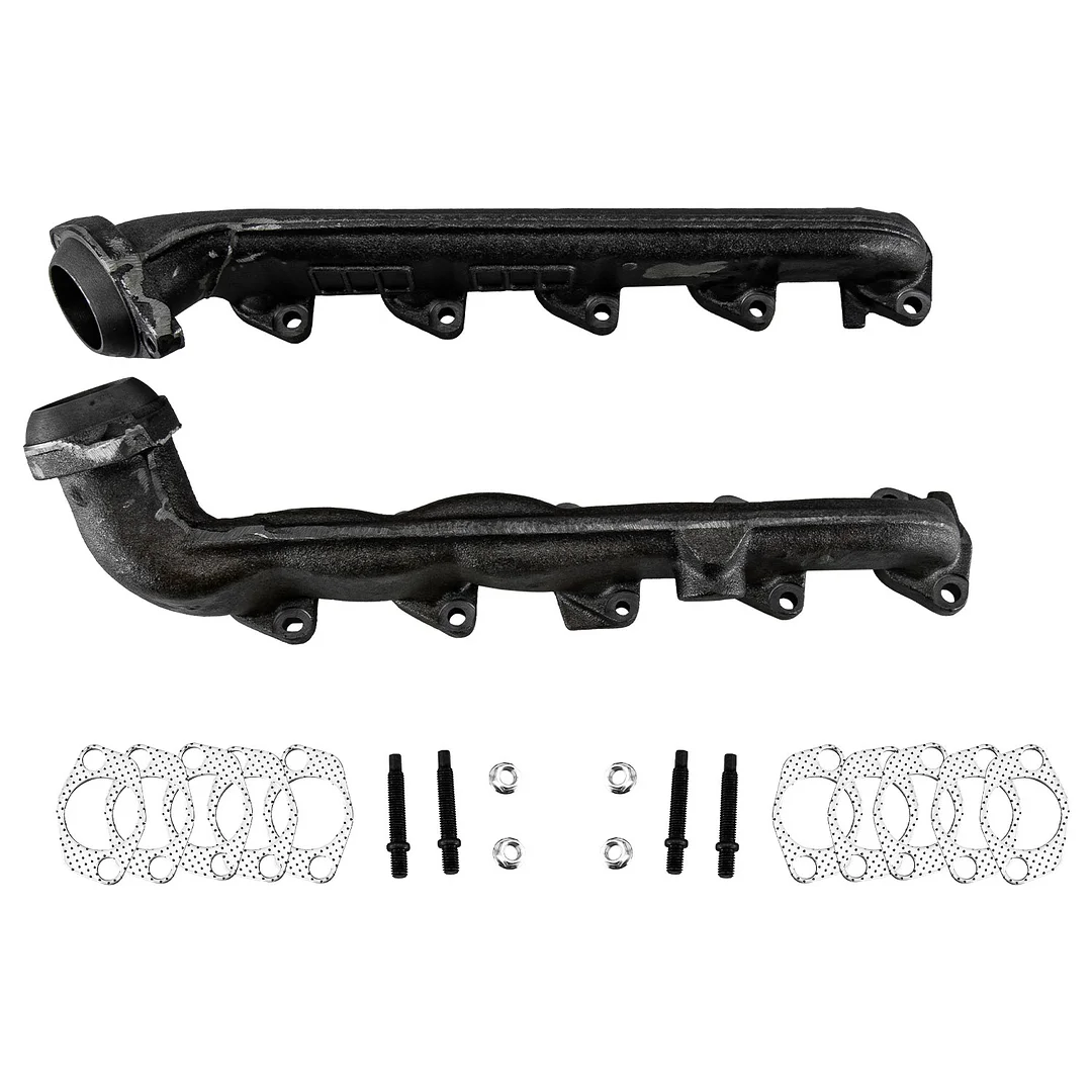 Alloyworks L+R Exhaust Manifolds for 2000-2013 Ford F250SD/F350SD/F450SD F550SD 6.8L V10