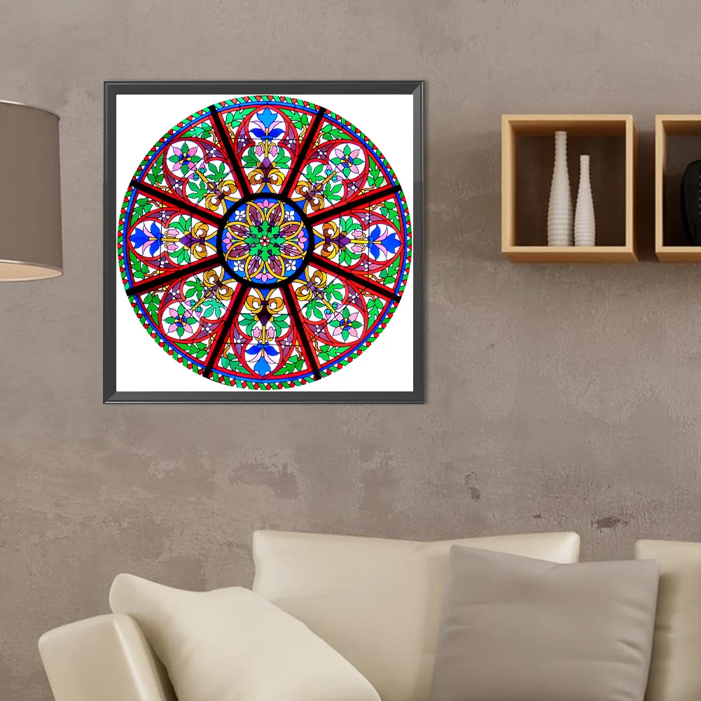 Full Round Diamond Painting 40*40cm - Mandala