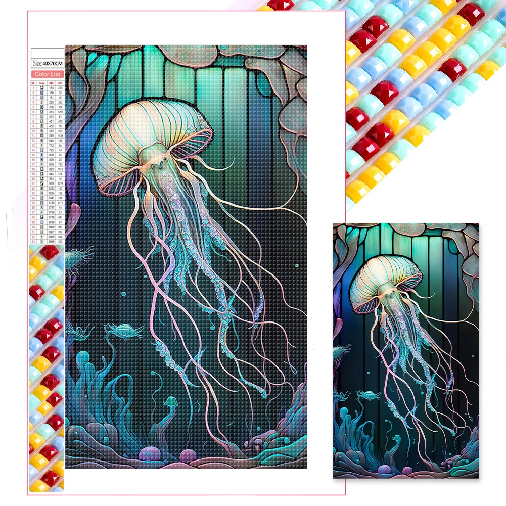 jellyfish diamond painting