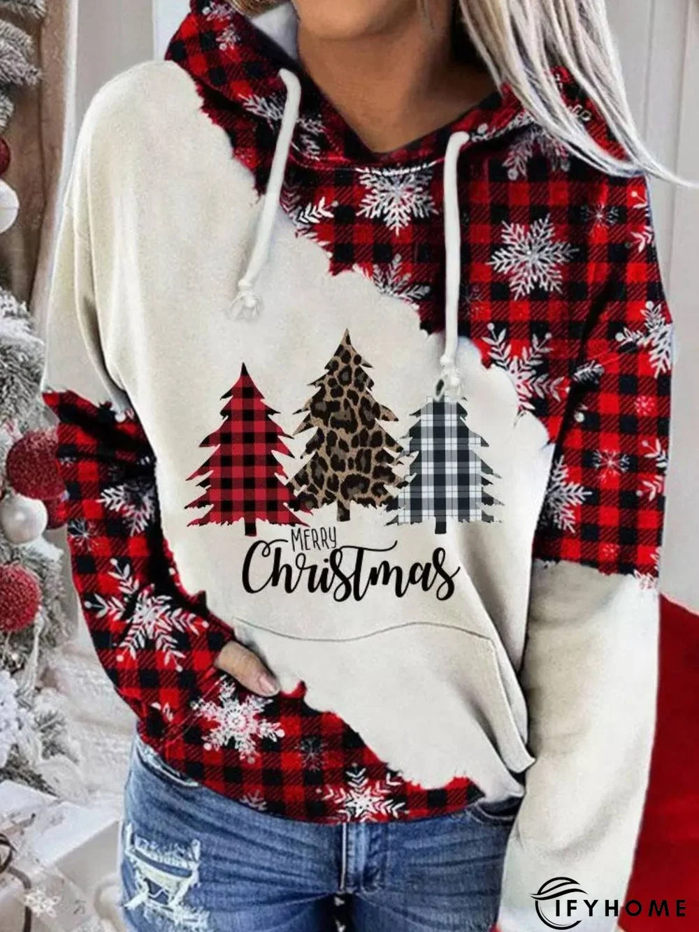 Casual Long Sleeve Printed Sweatshirt | IFYHOME