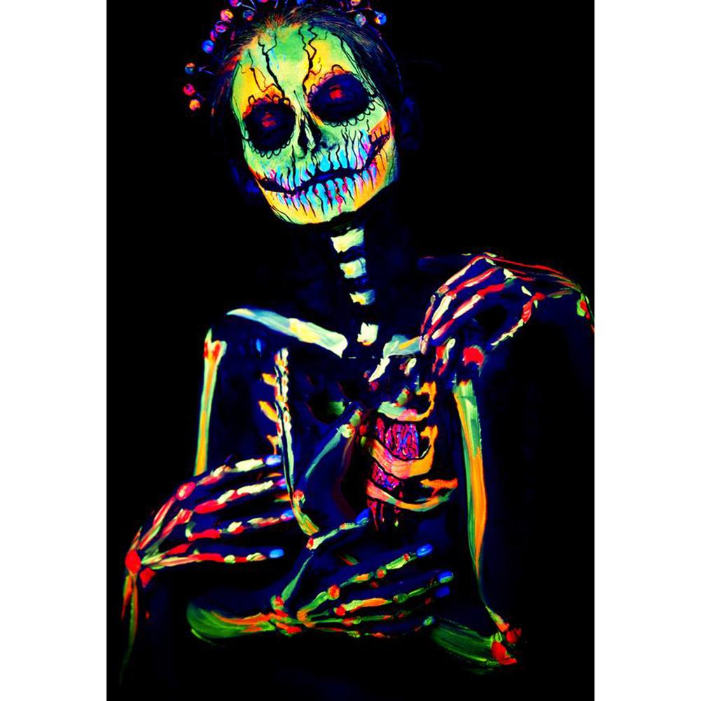 

Skull Halloween Partyation - Round Drill Diamond Painting - 30*40CM, 501 Original