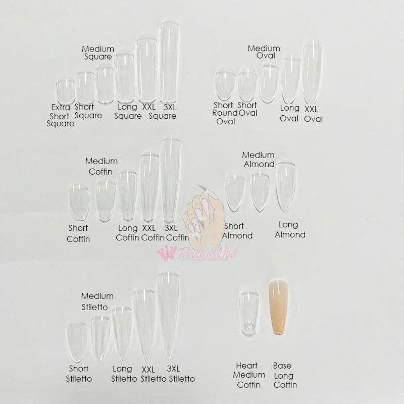 Instant Soft Gel X Tips Nail Art Extension Tips Full Cover Pre-shaped Sculpted False Mold Tips Fake Nails Finger Manicure Tool-Nail Inspo