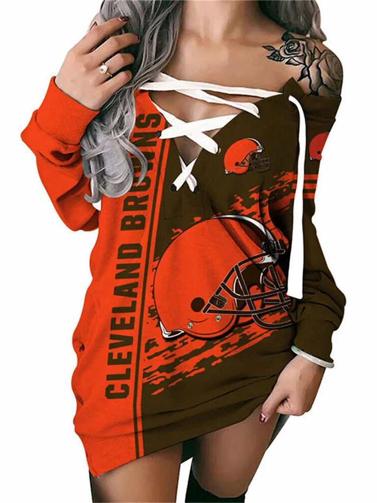 Cleveland Browns
Limited Edition Lace-up Sweatshirt