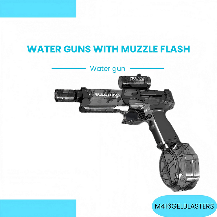 Electric Water Gun with Muzzle Flash