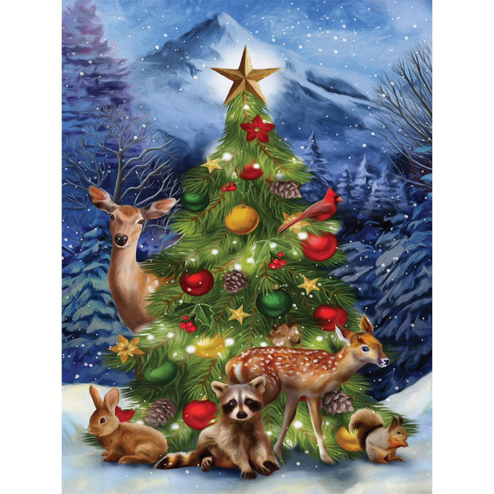 

Christmas - Round Drill Diamond Painting - 30*40CM, 501 Original
