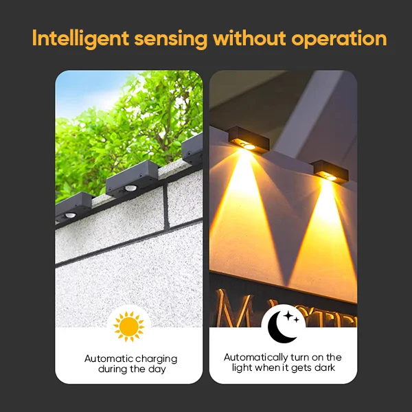 SAKER® Bright Wall Light Solar