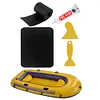 5Pcs/Set Boat Repair Patches Waterproof PVC Raft Repair Patches Kayak Repair Kit