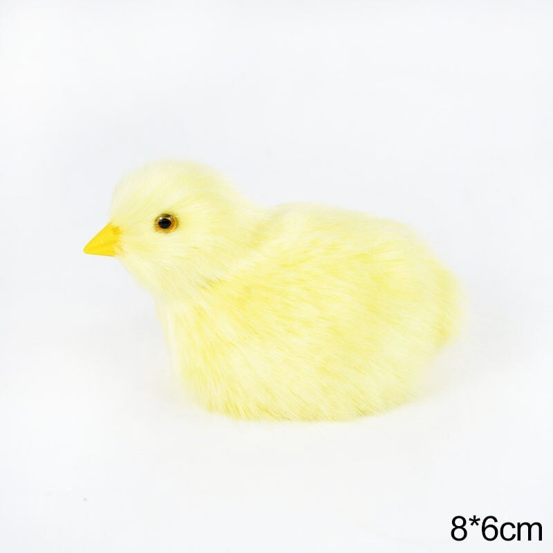 Realistic Cute Easter Chick Toy Simulation Plush Chick Happy Easter Party DIY Decoration Home Garden Ornament Easter Kids Gift