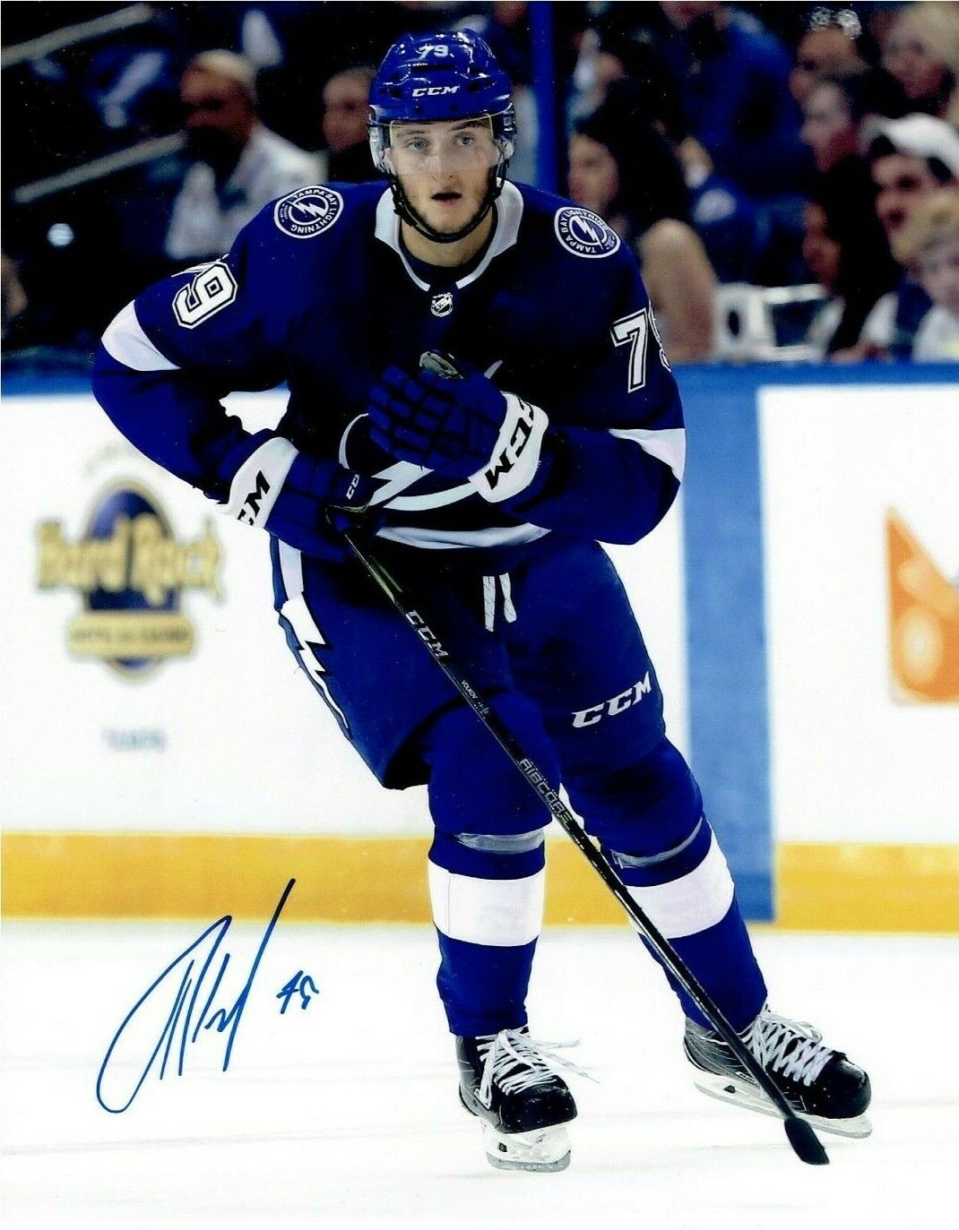 ALEXANDER ALEX VOLKOV autographed SIGNED TAMPA BAY LIGHTNING 8x10 Photo Poster painting