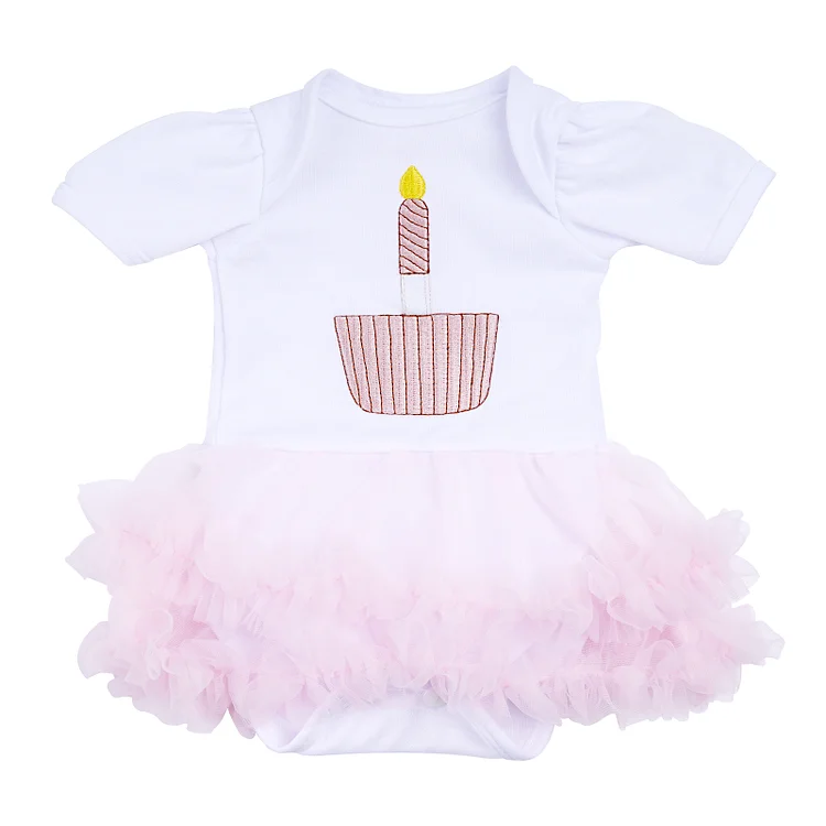 20"- 22" [Limited Time Special] Reborn Girl Dolls Baby Cake Dress Clothing Accessories Rebornartdoll® RSAW-Rebornartdoll®