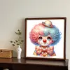 Clown Makeup Girl-Full Round Diamond painting 40*40CM