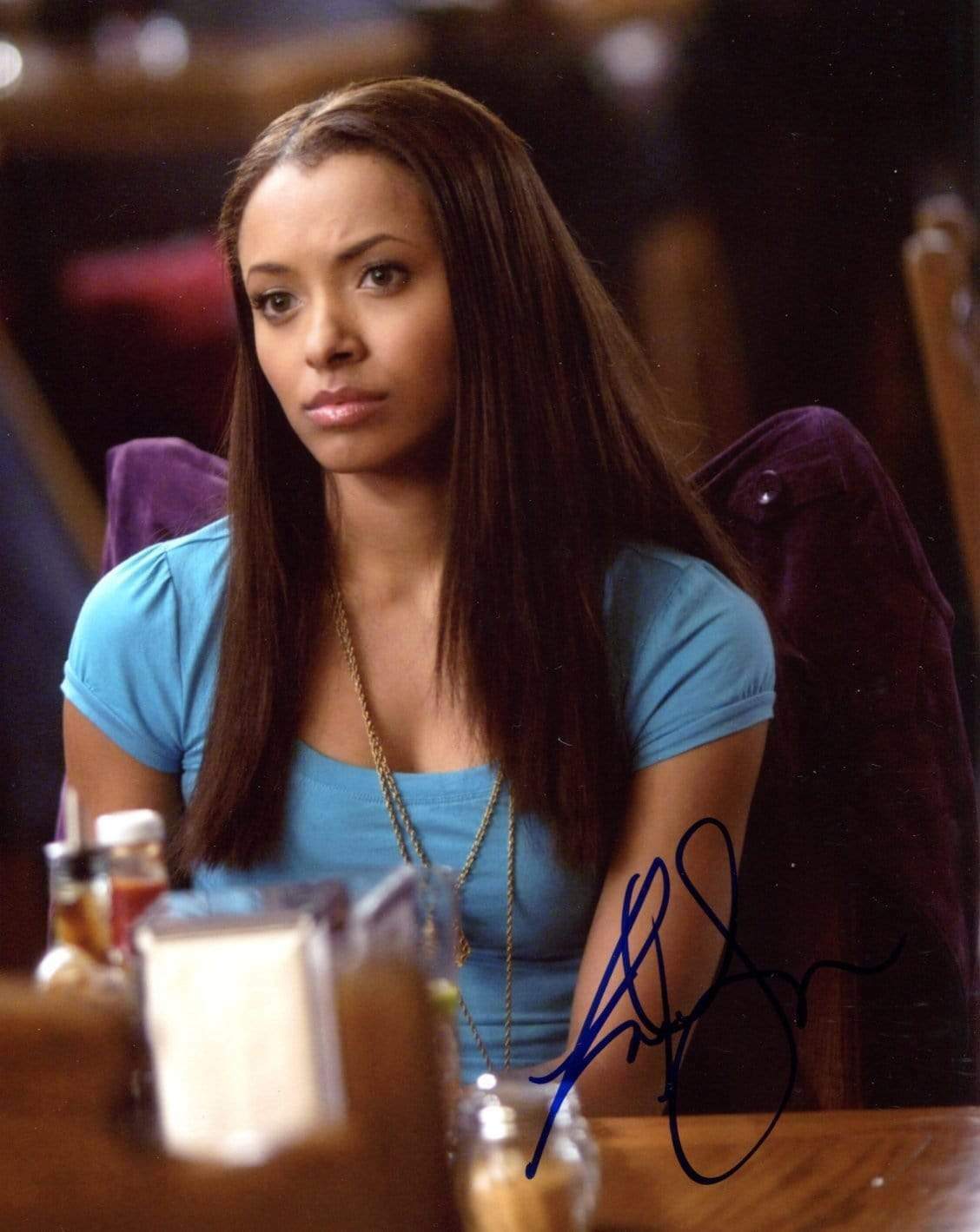 ACTRESS Kat Graham VAMPIRE DIARIES autograph, signed Photo Poster painting