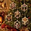 6pcs DIY Pearl Diamond Painting Christmas Tree Hanging Ornaments