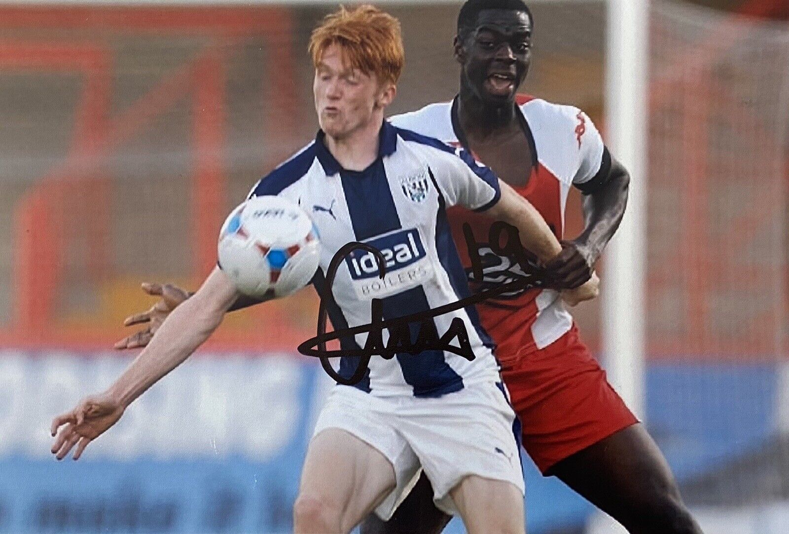 Callum Morton Genuine Hand Signed West Brom 6X4 Photo Poster painting