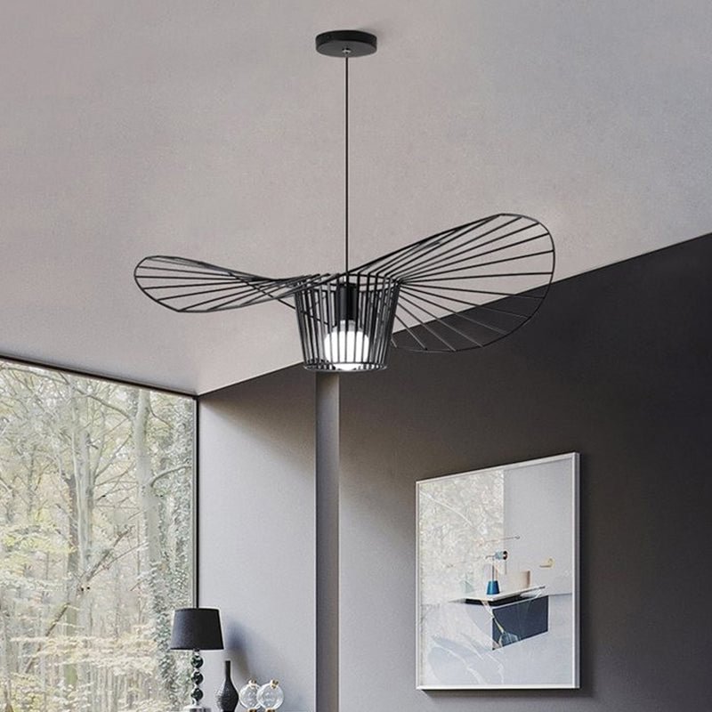 Handmade Bamboo Woven Vertigo Pendant Lamp Light For Living Room