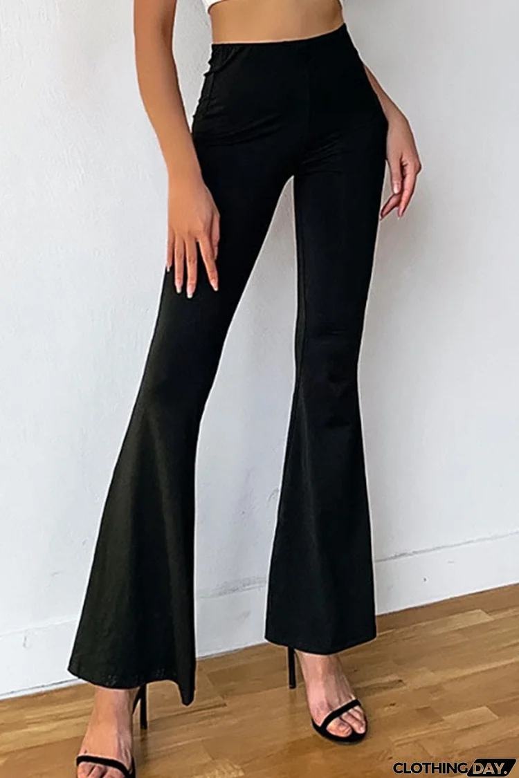 High Rise Flared Pants