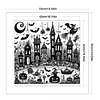 Halloween House-11CT Stamped Cross Stitch 50*50cm/19.69*19.69in