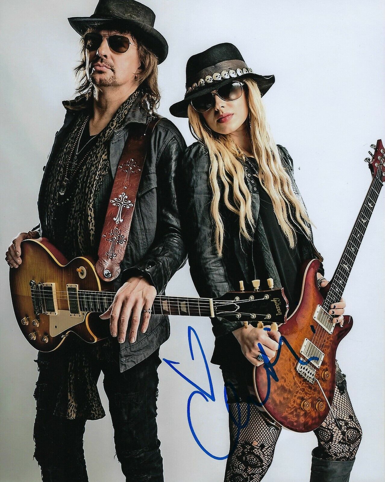 GFA Richie Sambora's Guitarist * ORIANTHI * Signed 8x10 Photo Poster painting PROOF O7 COA