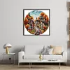 (Stamped/Counted) Autumn Street-14CT Cross Stitch 31*31cm/12.2*12.2in tapestrymarket