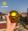 1/1 Scale Golden Pok&eacute; Ball - Pokemon Resin Statue - sun Studio [In Stock]