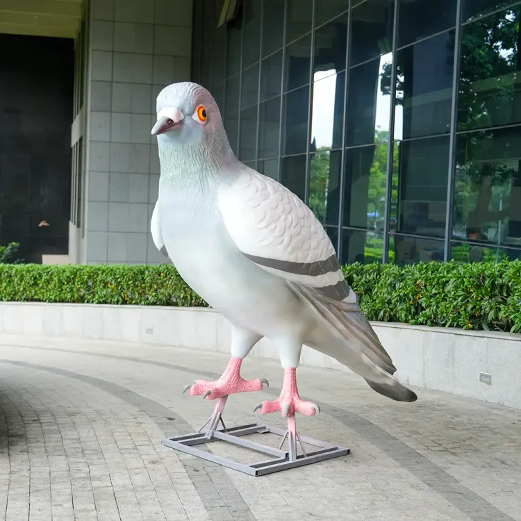 Pigeon Fiberglass Sculpture