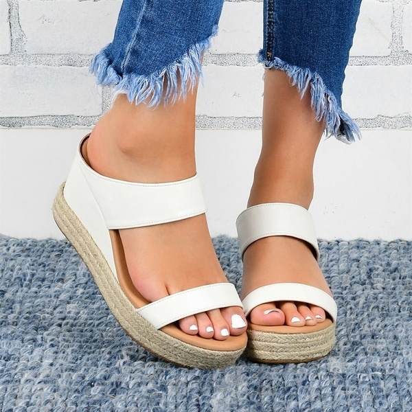 Slip-on Comfy Wedge Sandals