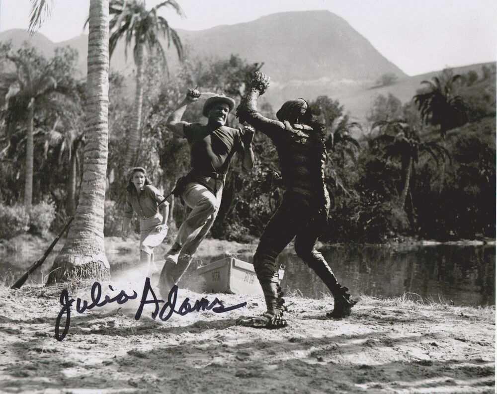 Julie Adams Creature From the Black Lagoon Original Autographed 8X10 Photo Poster painting #28