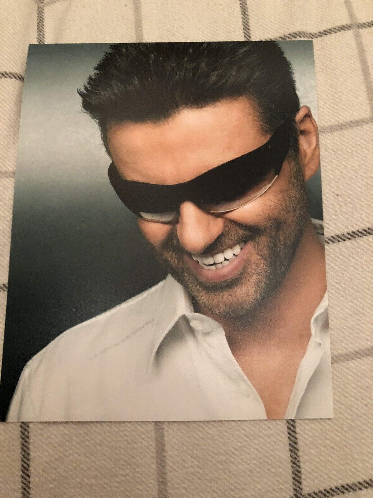 GEORGE MICHAEL - UNSIGNED Photo Poster painting 10x8”