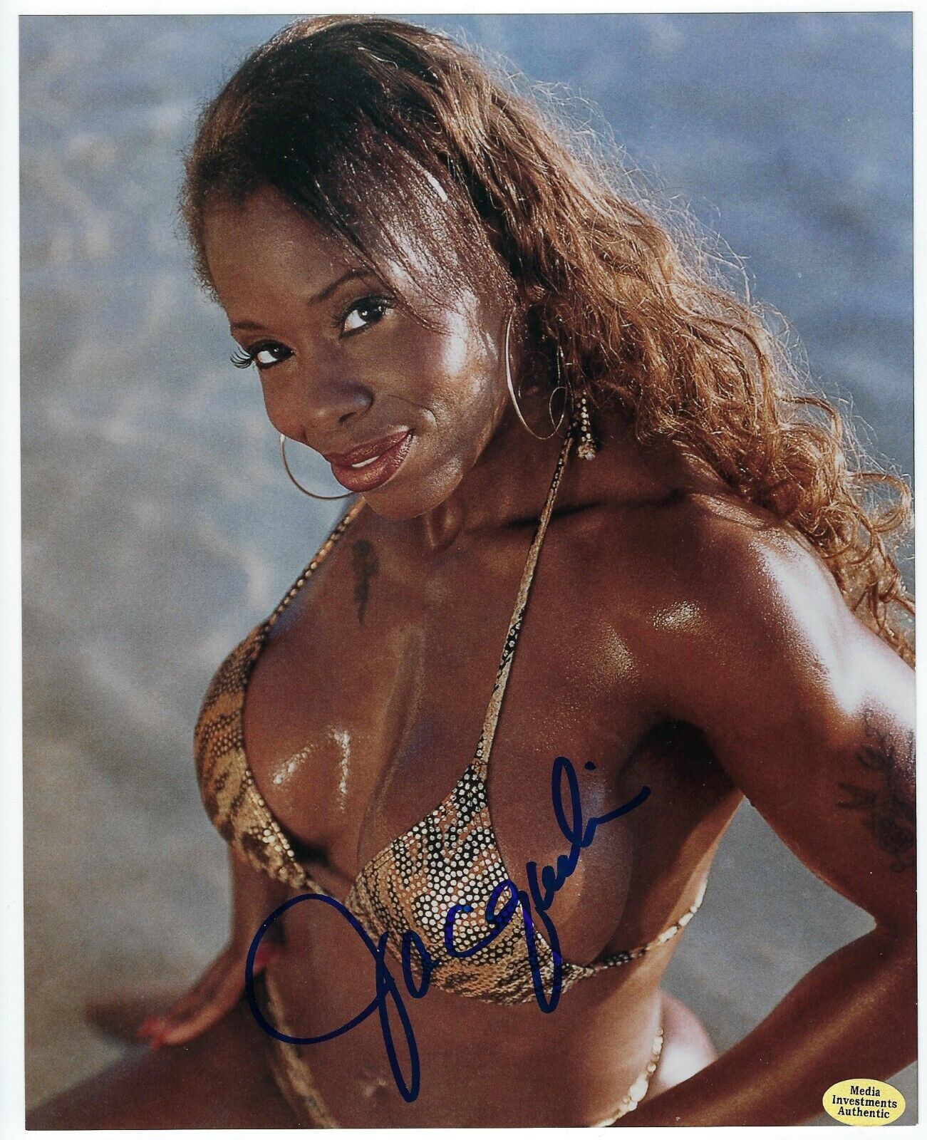 Jacqueline - Wrestling signed Photo Poster painting