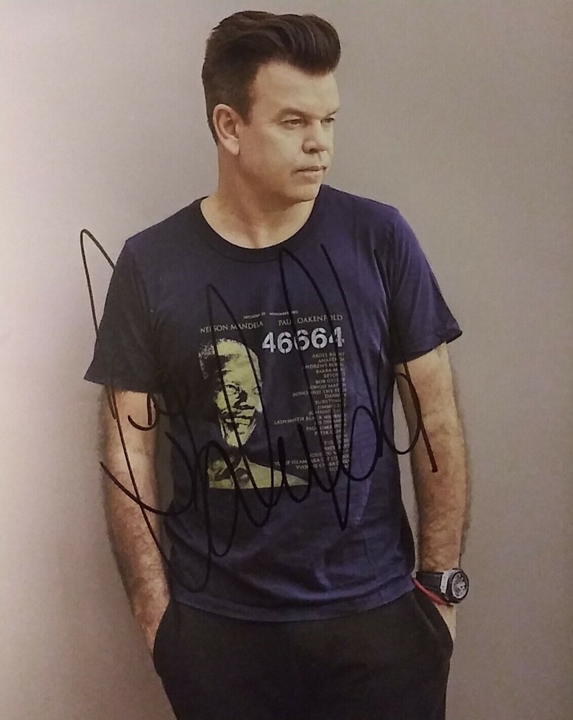 Paul Oakenfold signed 8 x 10