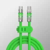 RGB Neon Liquid Silicone 240W Fast Charging Cable