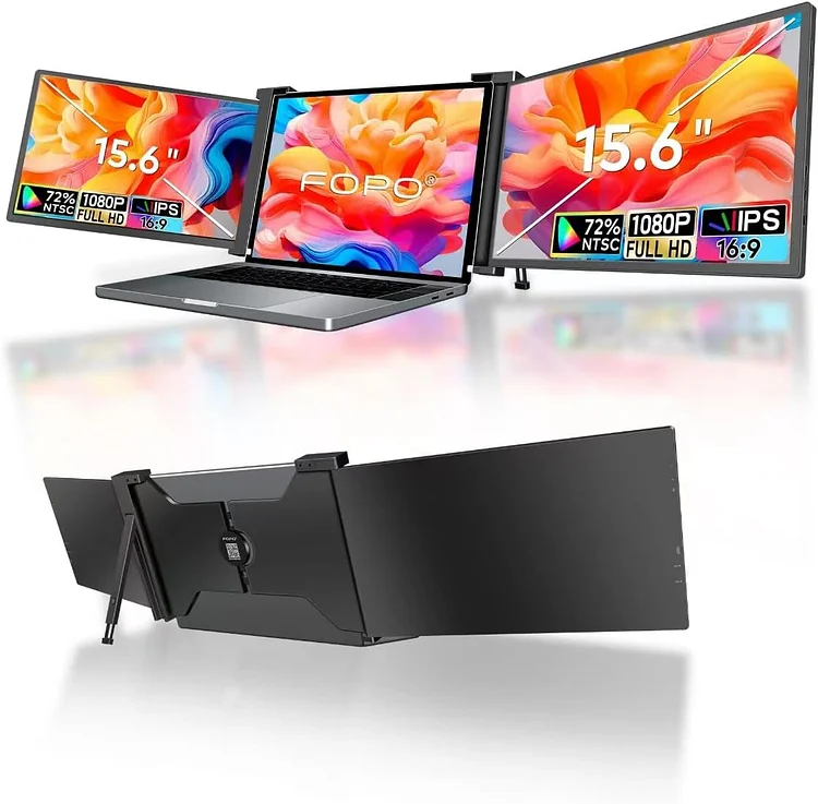 FOPO 15.6" Hanging Triple Monitor S9