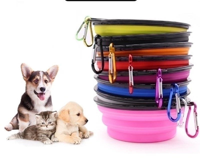 Minimalist Plastic Solid Color Pet Tableware