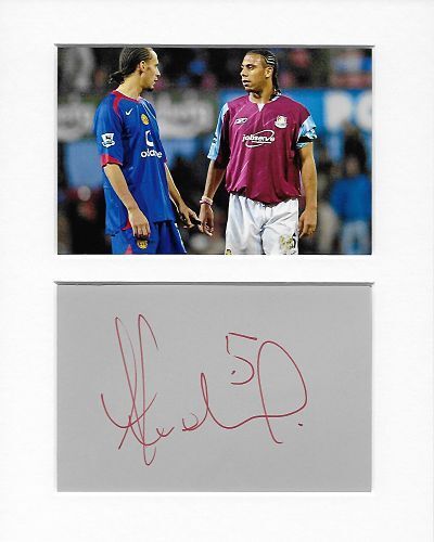 Anton Ferdinand West Ham genuine authentic autograph signature and Photo Poster painting AFTAL