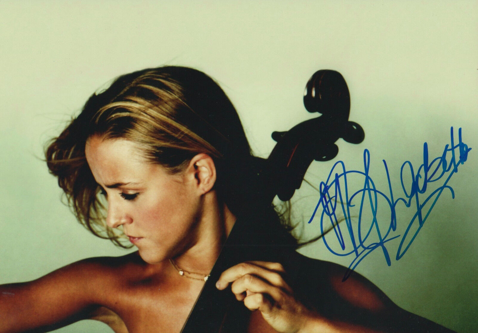 Sol Gabetta Cellist signed 8x12 inch Photo Poster painting autograph