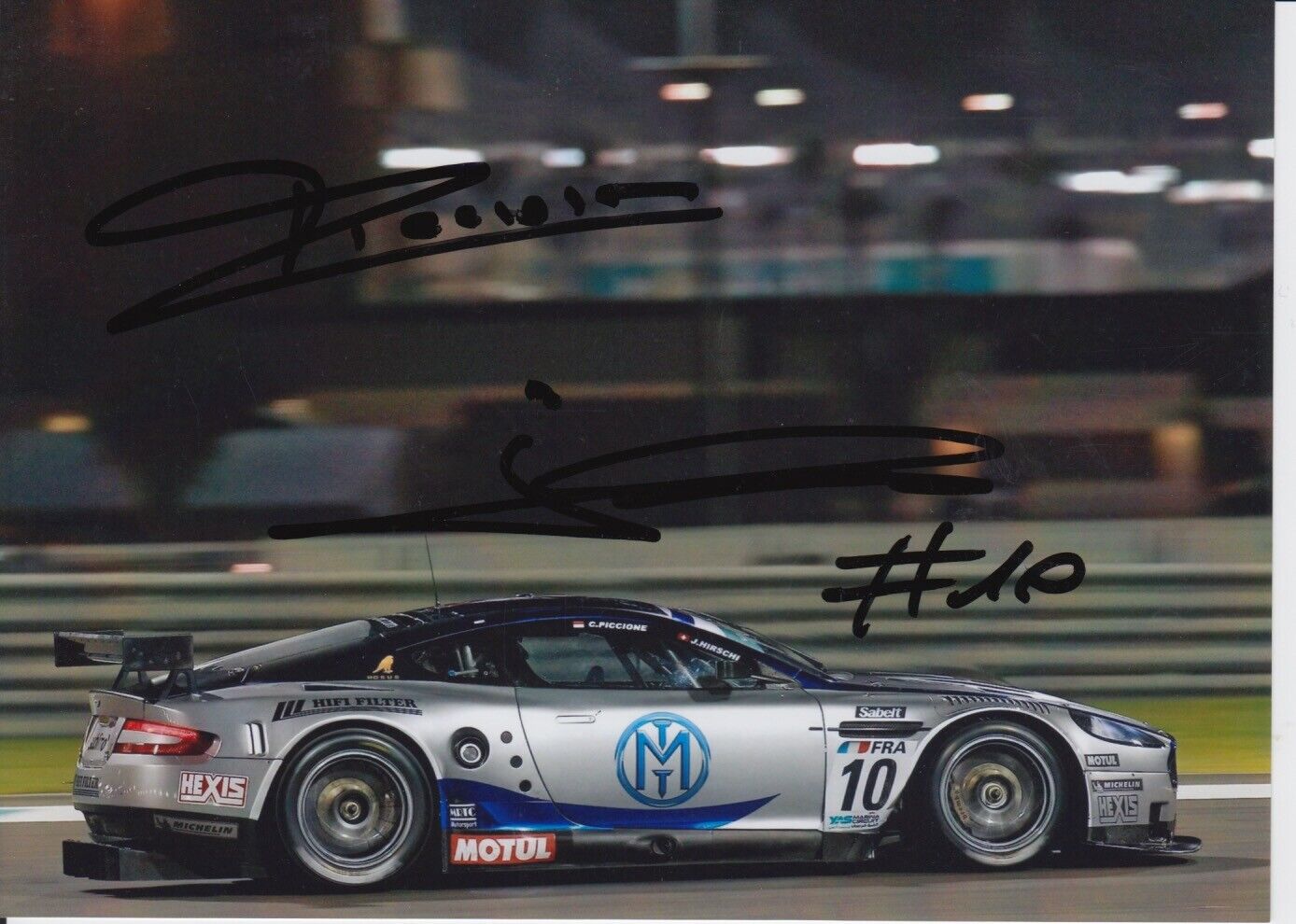 Hirschi and Piccione Hand Signed 7x5 Photo Poster painting - FIA GT Championship 2.