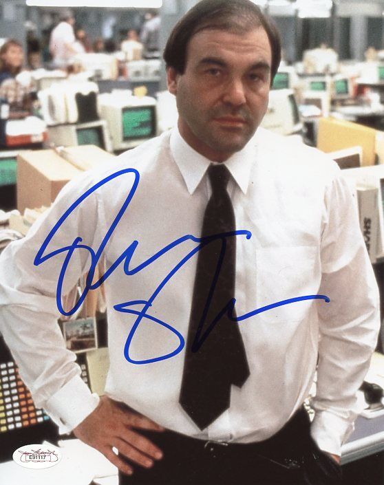 Oliver Stone Wall Street Signed Authentic 8X10 Photo Poster painting Autograph JSA #E91117