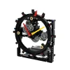 Building Block Gear Engineering Machinery Group Model Assembly Spring Pendulum Electric Mchanical Clock