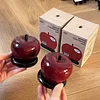 Apple toothpick box ceramic light luxury high-end appearance 2025 new decorative ornaments peace fruit