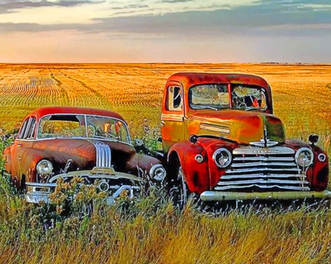 

Aesthetic Cars – Vintage Paint By Numbers - 40*50CM, 501 Original