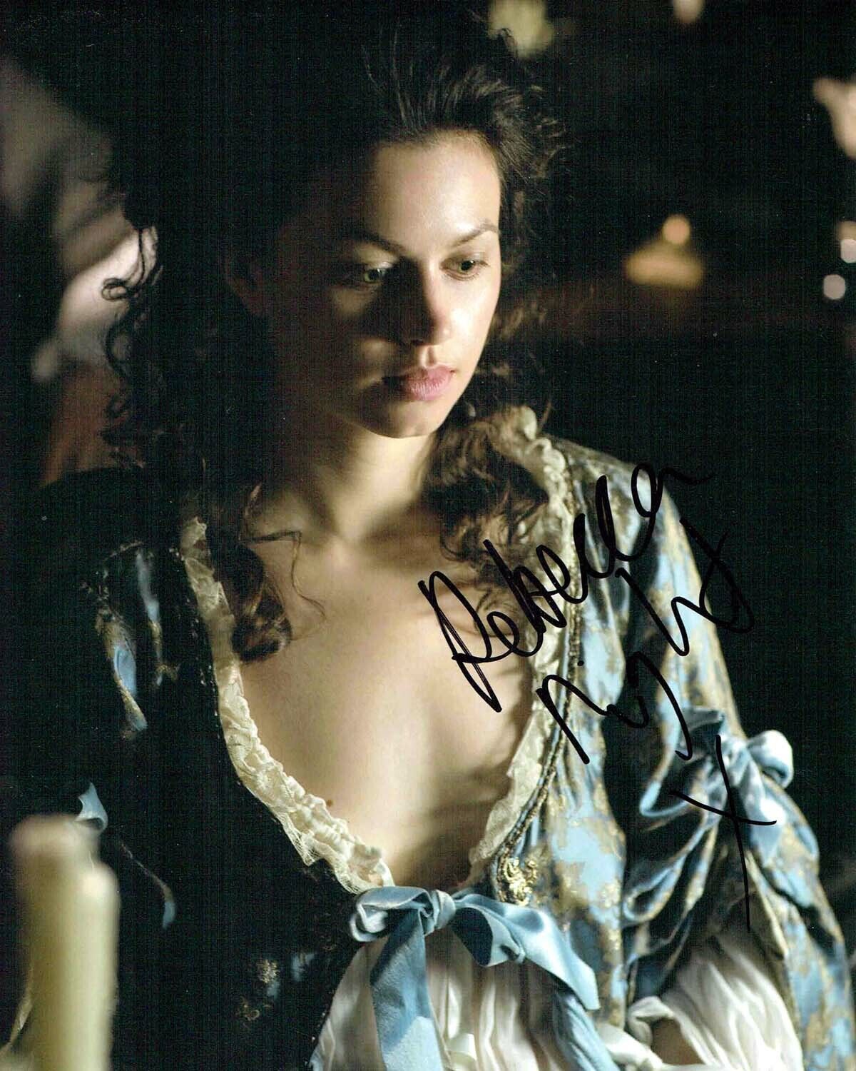 Rebecca NIGHT Signed Autograph 10x8 Sexy Photo Poster painting AFTAL COA TV Actress Fanny Hill