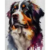 Bernese Mountain Dog-11CT Stamped Cross Stitch 40*50cm tapestrymarket