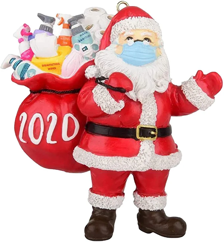 RuiQ 2020 Santa Claus Ornaments