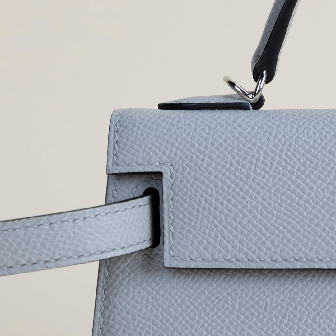 Mini Kelly II Epsom 8U Blue Glacier PHW