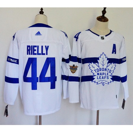Men's  Toronto Maple Leafs #44 Morgan Rielly White 2018 NHL Stadium Series Stitched NHL Jersey