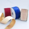 Velvet Golden Wire 5 / 6.3cm x 10 yards Christmas Gift Wrapping Ribbon