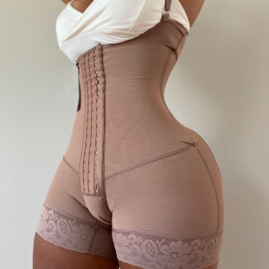 Billionm Women'S Corset Waist Trainer Slimming Corset Butt-Lifting Open Bust Tummy Control Shapewear Bodysuit Open Crotch Thigh Trimmer
